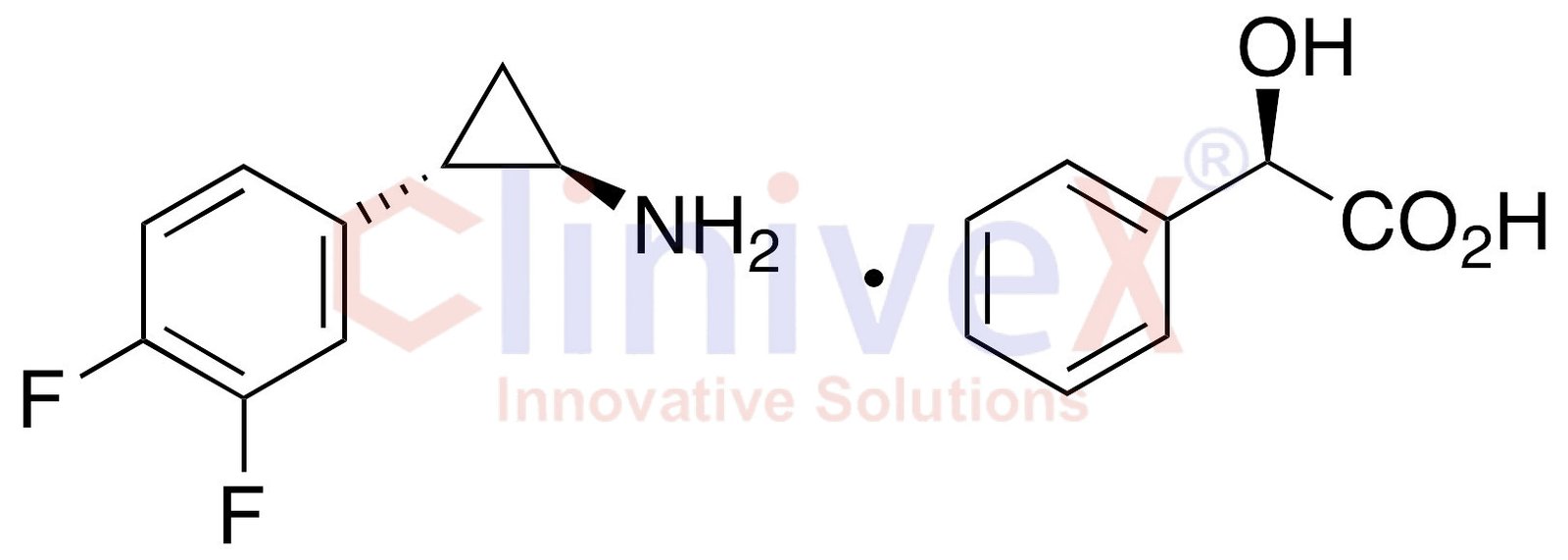 (1R,2S)-2-(3,4-Difluorophenyl)cyclopropanamine (2R)-Hydroxy(phenyl)ethanoate