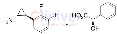 (1R,2S)-2-(2,3-Difluorophenyl)cyclopropanamine D-Mandelic Acid