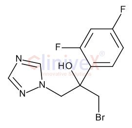 2-(2,4-Difluorophenyl)-1-(1H-1,2,4-triazol-1-yl)-3-bromopropan-2-ol
