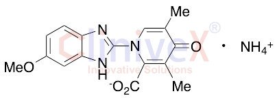 1,4-Dihydro-1-(5-methoxy-1H-benzimidazol-2-yl)-3,5-dimethyl-4-oxo-2-pyridinecarboxylic Acid Ammonium Salt (>85%)