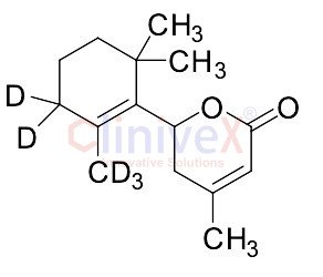 5,6-Dihydro-4-methyl-6-(2,6,6-trimethyl-1-cyclohexen-1-yl)-2H-pyran-2-one-D5