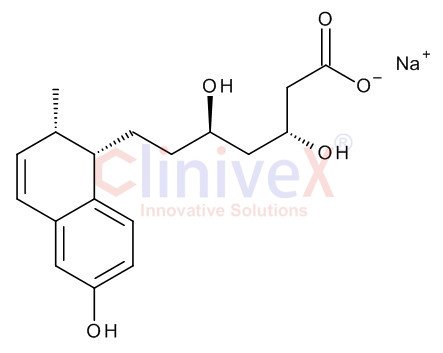 (BetaR,DeltaR,1S,2S)-1,2-Dihydro-Beta,Delta,6-trihydroxy-2-methyl-1-naphthaleneheptanoic Acid Sodium Salt (Pravastatin Impurity)