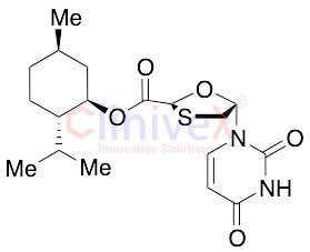 (2R,5S)-5-(3,4-Dihydro-2,4-dioxo-1(2H)-pyrimidinyl)-1,3-oxathiolane-2-carboxylic Acid (1R,2S,5R)-5-Methyl-2-(1-methylethyl)cyclohexyl Ester