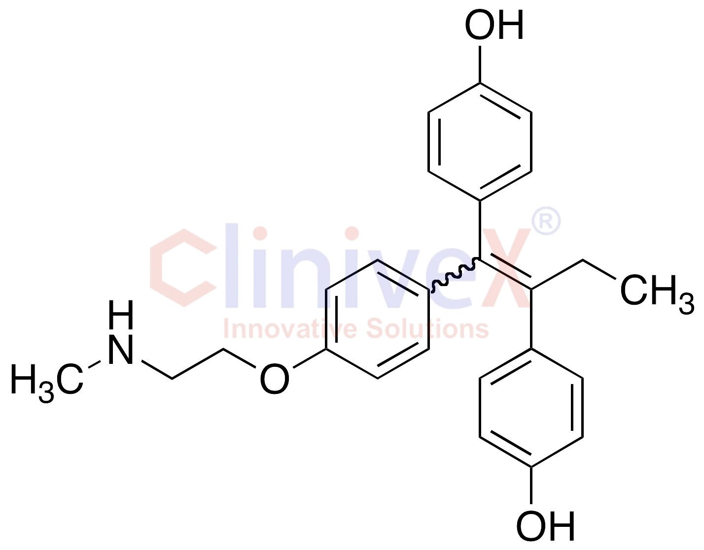 (E/Z)-4,4’-Dihydroxy-N-desmethyl Tamoxifen