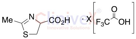 4,5-Dihydro-2-methyl-4-thiazolecarboxylic Acid Trifluoroacetic Acid Salt