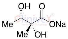 (2R,3S)-rel-2,3-Dihydroxy-2-methylbutanoic Acid Sodium Salt