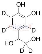 rac 3,4-Dihydroxyphenylethylene Glycol-d5