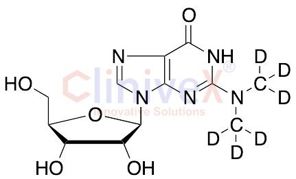 2-(Dimethylamino)guanosine-d6