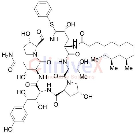 1-[(4R,5R)-N2-(10,12-Dimethyl-1-oxotetradecyl)-4-hydroxy-5-(phenylthio)-L-ornithine]-pneumocandin B0