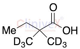 2,2-Dimethylbutanoic Acid-d6