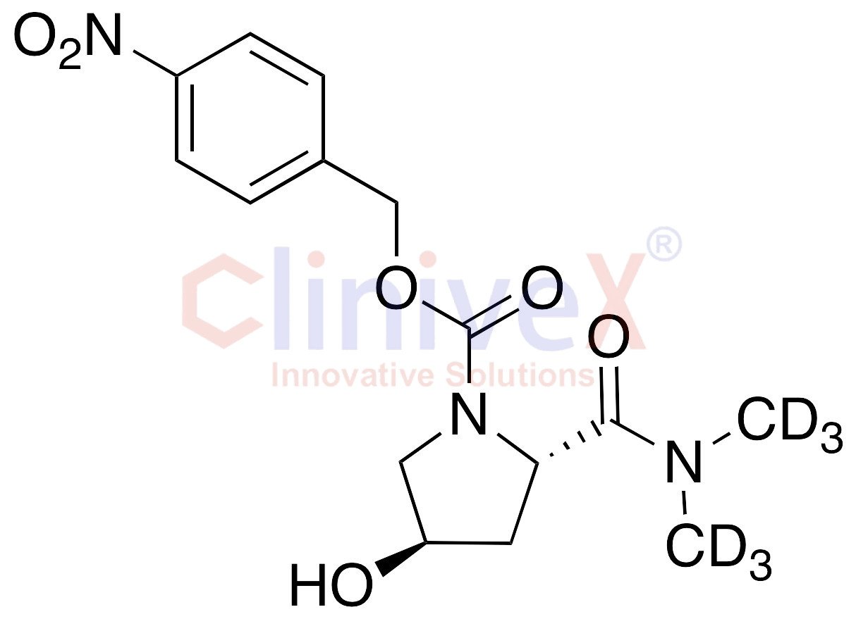 (2S,4R)-2-[(Dimethylamino)carbonyl]-4-hydroxy-1-pyrrolidinecarboxylic Acid-d6 4-Nitrobenzyl Ester