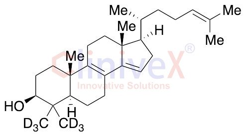 (3Beta,5Alpha)-4,4-Dimethylcholesta-8,14,24-trien-3-ol-d6 (Contain up to 15% Delta25 isomer)