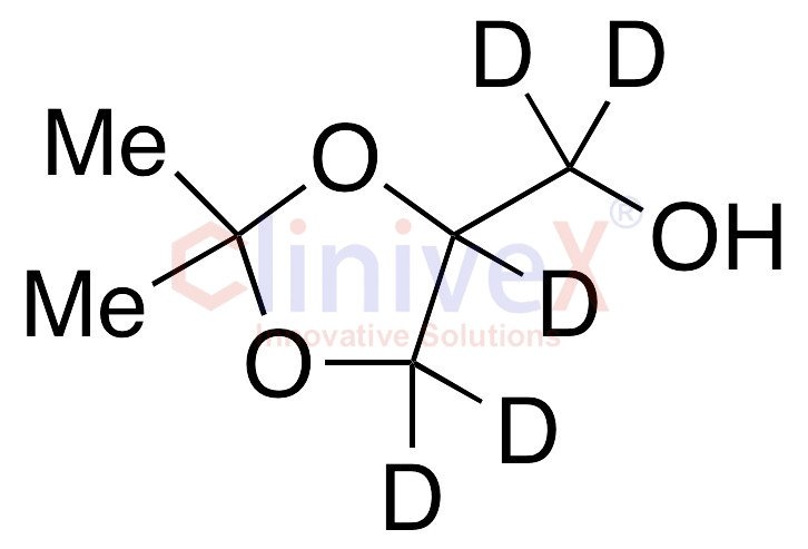 (R,S)-2,2-Dimethyl-1,3-Dioxolane-4-Methanol-D5