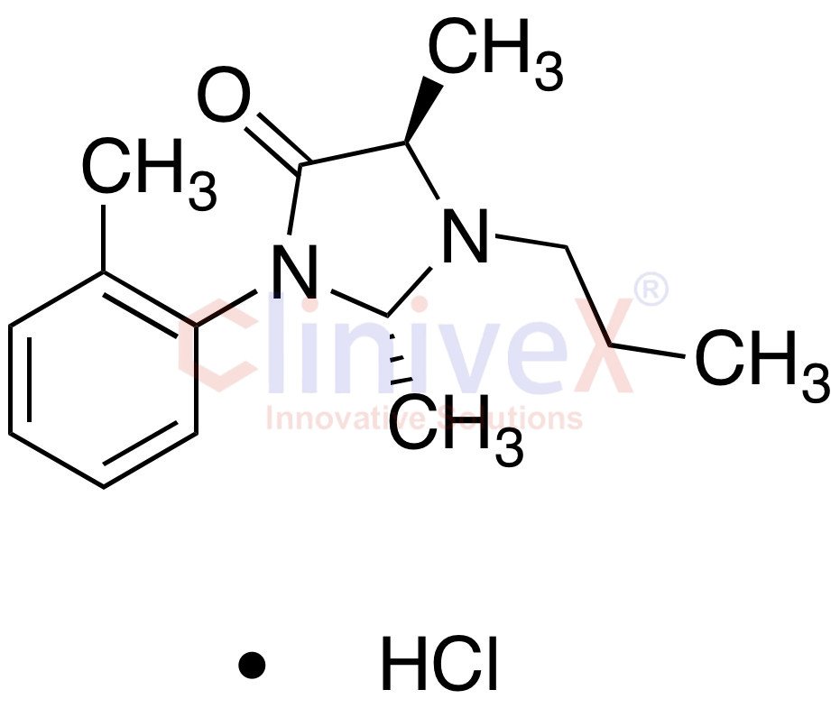 2,5-Dimethyl-3-(2-methylphenyl)-1-propylimidazolini-4-one Hydrochloride