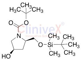 (2R,4R)-2-[[[(1,1-Dimethylethyl)dimethylsilyl]oxy]methyl]-4-hydroxy-1-pyrrolidinecarboxylic Acid 1,1-Dimethylethyl Ester