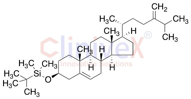 (1,1-Dimethylethyl)[[(3Beta,25R)-ergosta-5,24(28)-dien-3-yl]oxy]dimethyl Silane