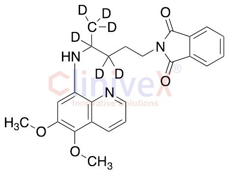 2-(4-((5,6-Dimethoxyquinolin-8-yl)amino)pentyl)isoindoline-1,3-dione-d6