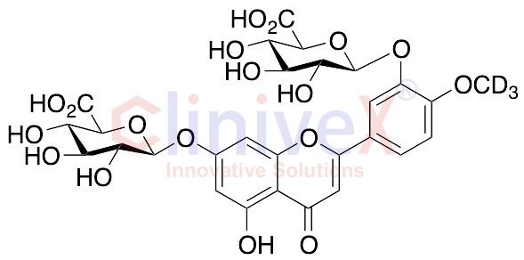 Diosmetin 3',7-Diglucuronide-d3