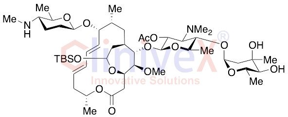 4,17-Dioxabicyclo[12.3.2]nonadecane-18-O-tert-butyldimethylsilyl N-Desmethyl Spiramycin I 2A-Acetate