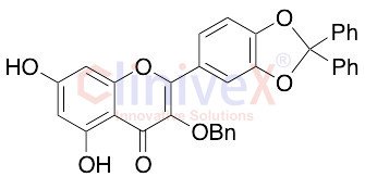 2-(2,2-Diphenyl-1,3-benzodioxol-5-yl)-5,7-dihydroxy-3-(phenylmethoxy)-4H-1-benzopyran-4-one