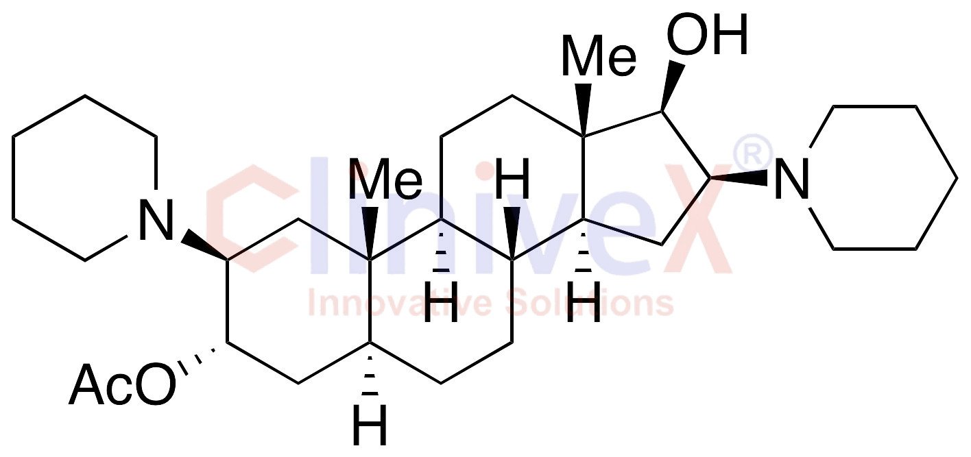 (2Beta,3Alpha,5Alpha,16Beta,17Beta)-2,16-Di-(1-piperidinyl)androstane-3,17-diol 3-Acetate