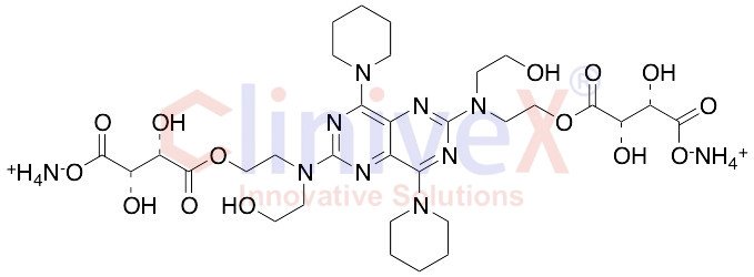 Dipyridamole Ditartaric Acid Diester Diammonium Salt (>90%)