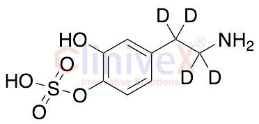 Dopamine 4-O-Sulfate-d4