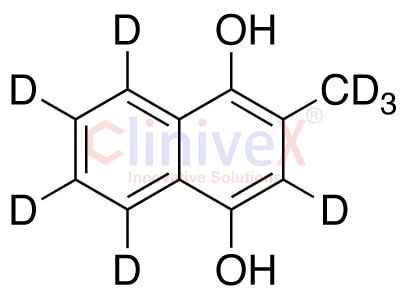 2-Methyl-1,4-naphthalenediol-d8