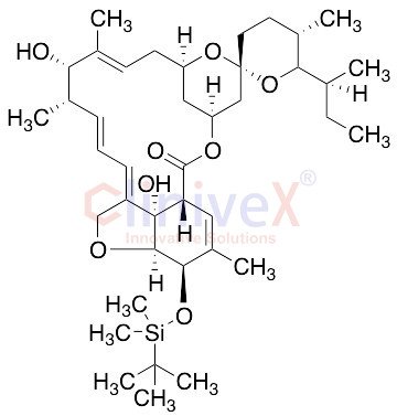 (6R,13S,25R)-5-O-Demethyl-28-deoxy-5-O-[(1,1-dimethylethyl)dimethylsilyl]-6,28-epoxy-13-hydroxy-25-[(1S)-1-methylpropyl] Milbemycin B