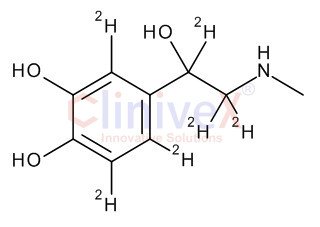 (±)-Epinephrine-2,5,6,Alpha,Beta,Beta-d6