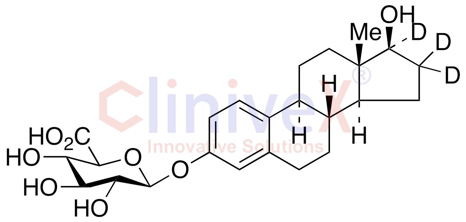 17beta-Estradiol-d3 3-beta-D-Glucuronide
