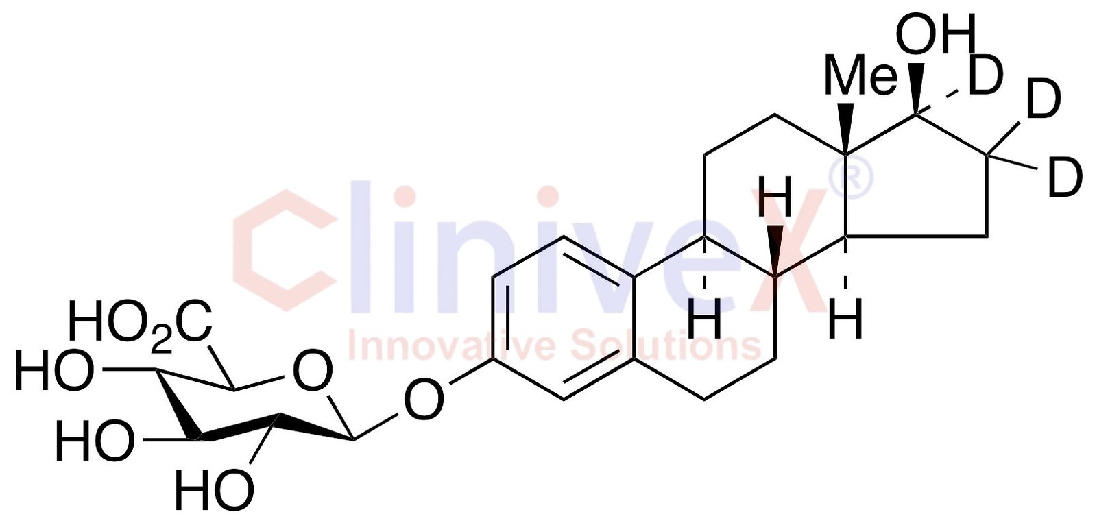 17beta-Estradiol-d3 3-beta-D-Glucuronide