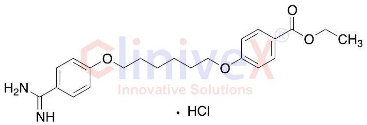 Ethyl 4[[6-(4-Carbamimidoylphenoxy)hexyl]oxy]benzoate Hydrochloride