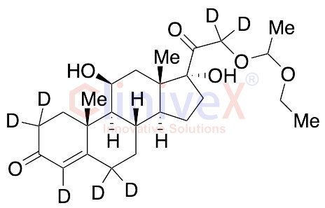 (11Beta)-21-(1-Ethoxyethoxy)-11,17-dihydroxy-pregn-4-ene-3,20-dione-d7