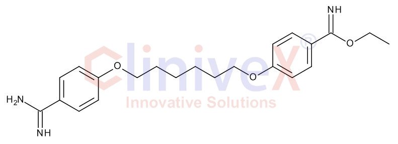 Ethyl 4-[[6-(4-Carbamimidoylphenoxy)hexyl]oxy]benzimidoate dihydrochloride