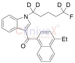 (4-Ethyl-1-naphthalenyl)[1-(5-fluoropentyl)-1H-indol-3-yl]methanone-d4