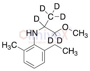 2-Ethyl-N-(2-methoxy-1-methylethyl)-6-methyl-benzenamine-d6 (Major)