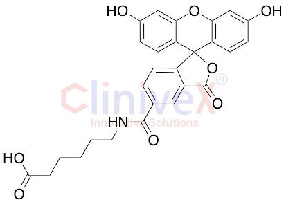 6-(Fluorescein-5-carboxamido)hexanoic Acid
