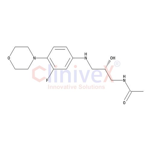 (S)-N-(3-((3-Fluoro-4-morpholinophenyl)amino)-2-hydroxypropyl)acetamide