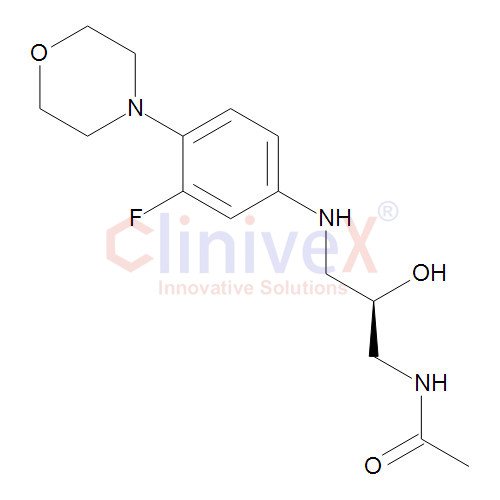 N-[(2R)-3-[[3-Fluoro-4-(4-morpholinyl)phenyl]amino]-2-hydroxypropyl]acetamide
