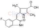 5-(5-Fluoro-2-oxo-1,2-dihydro-indol-3-ylidenemethyl)-2,4-dimethyl-1H-pyrrole-3-carboxylic Acid