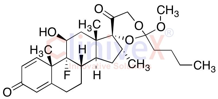 (11Beta,16Alpha)-9-Fluoro-11-hydroxy-17,21-[(1-methoxypentylidene)bis(oxy)]-16-methyl-pregna-1,4-diene-3,20-dione