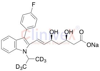 Fluvastatin-d6 Sodium Salt