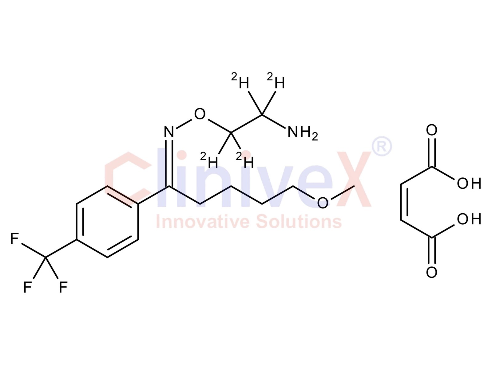 (E)-Fluvoxamine-d4 Maleate