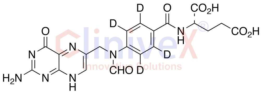 10-Formyl Folic Acid-d4