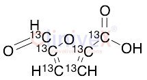 5-Formylfuran-2-carboxylic Acid-13C6