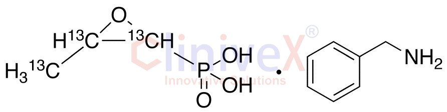 rac Fosfomycin-13C3 Benzylamine Salt