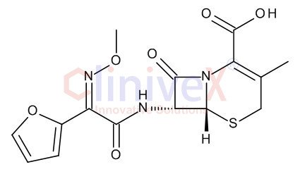 [6R-(6alpha,7beta)]- 7-[[2-furanyl(methoxyimino)acetyl]amino]-3-methyl-8-oxo-5-thia-1-azabicyclo[4.2.0]oct-2-ene-2-carboxylic Acid