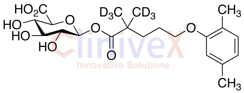 Gemfibrozil 1-O-Beta-Glucuronide-d6