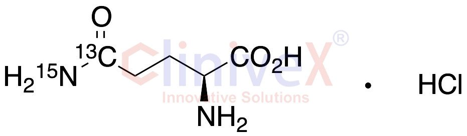 L-Glutamine-5-13C,15N Hydrochloride